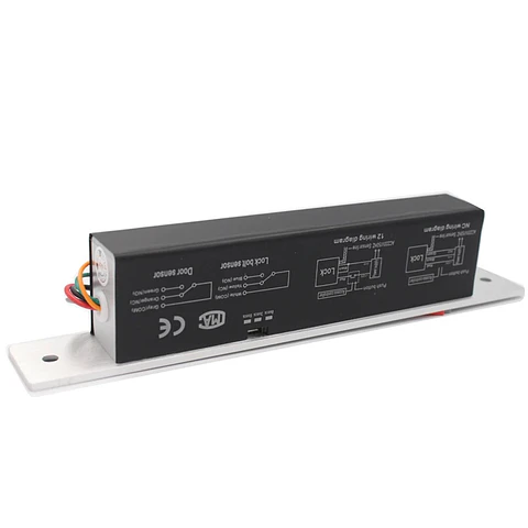 Cerradura Electrica Pivote Timer Status Y Bloqueo Anti-Corte Para Puerta 12V