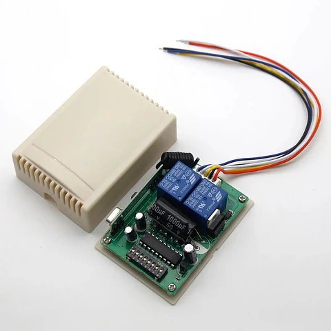 Rele receptor Inalambrico 2 Canales Dip Multicode M70 Rufiantt