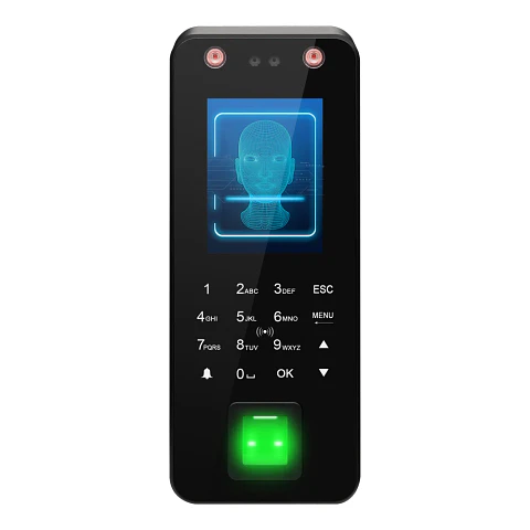 Control Acceso Con Reconocimiento Facial 3D y Asistencia Digital Usb VF300 ZLK