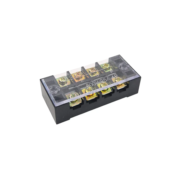 Regleta Electrica 4 Vias 8 Pines 25A 600V Terminal Block Conexion Aislada