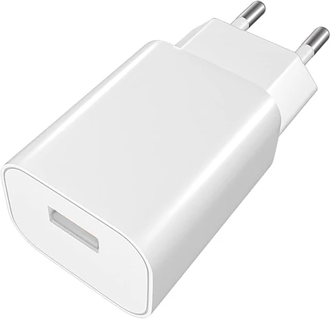 Cargador USB 5V 2A Adaptador Enchufe Universal Carga Rapida Compatible Movil Blanco