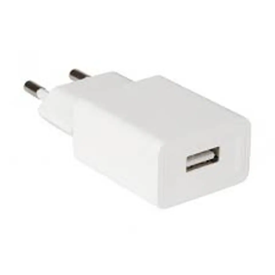 Cargador USB 5V 2A Adaptador Enchufe Universal Carga Rapida Compatible Movil Blanco 2