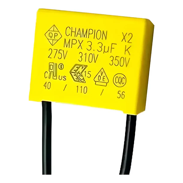 Pack 5 Capacitor Condensador 3.3uF Para Para Interruptor Sin Neutro Apagador Inteligente 220V