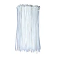 Amarras Plasticas 2.5x200mm 100 Unidades Blanco Alta Resistencia Autobloqueable Para Instalacion - Miniatura 1