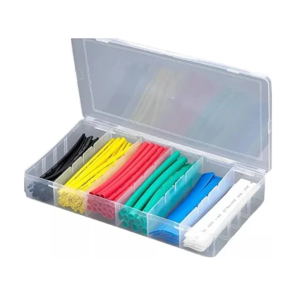 Termoretractil Contraible Kit 110 Para Cables Aislante Union Manga Tubo 6 Medidas Diferentes Grandes