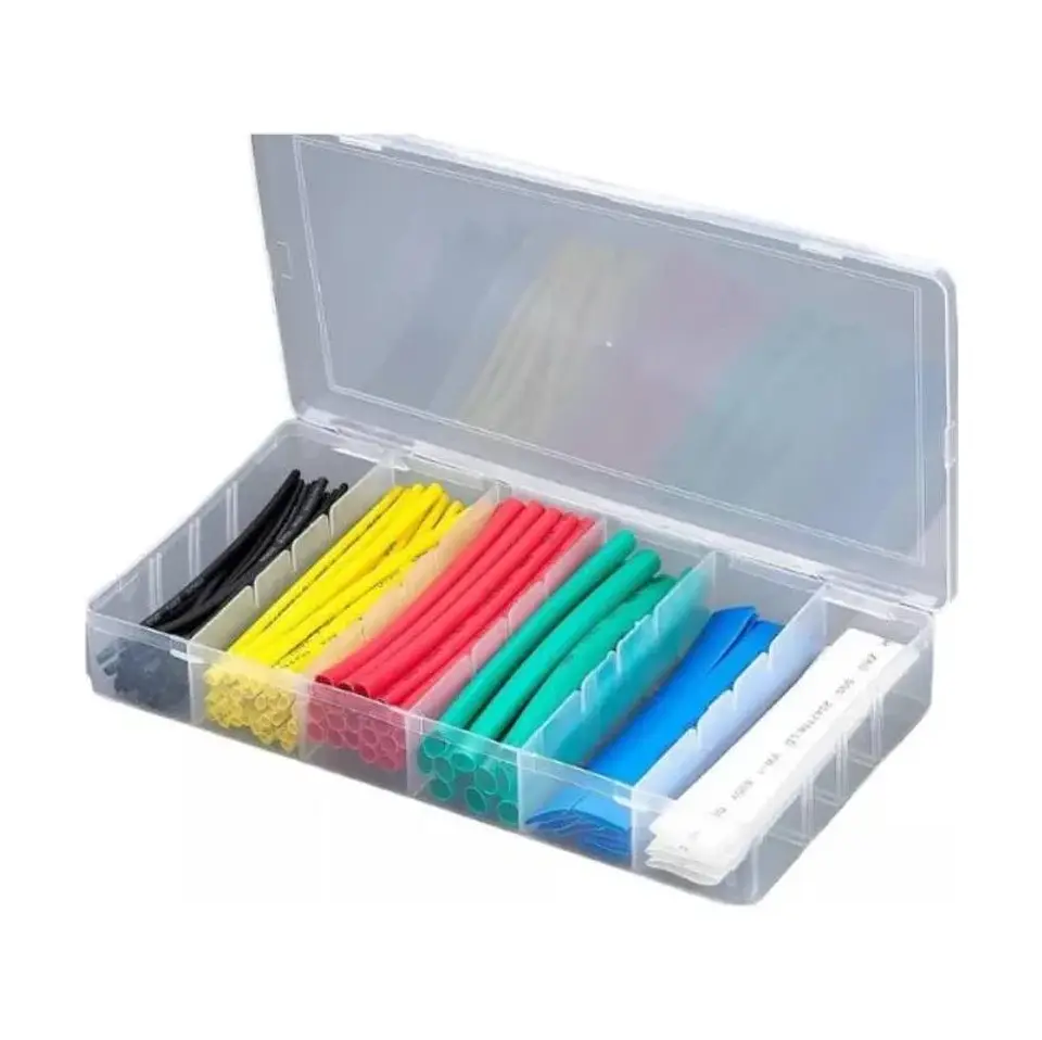 Termoretractil Contraible Kit 110 Para Cables Aislante Union Manga Tubo 6 Medidas Diferentes Grandes 1