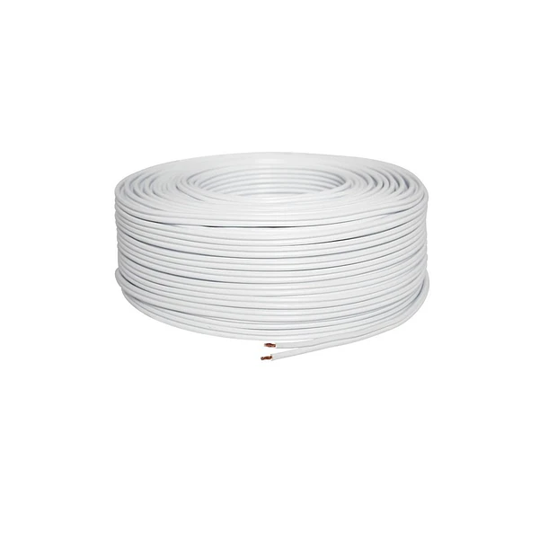 Cable Paralelo Blanco 100 Metros Electrico Flexible Para Instalacion Domestica