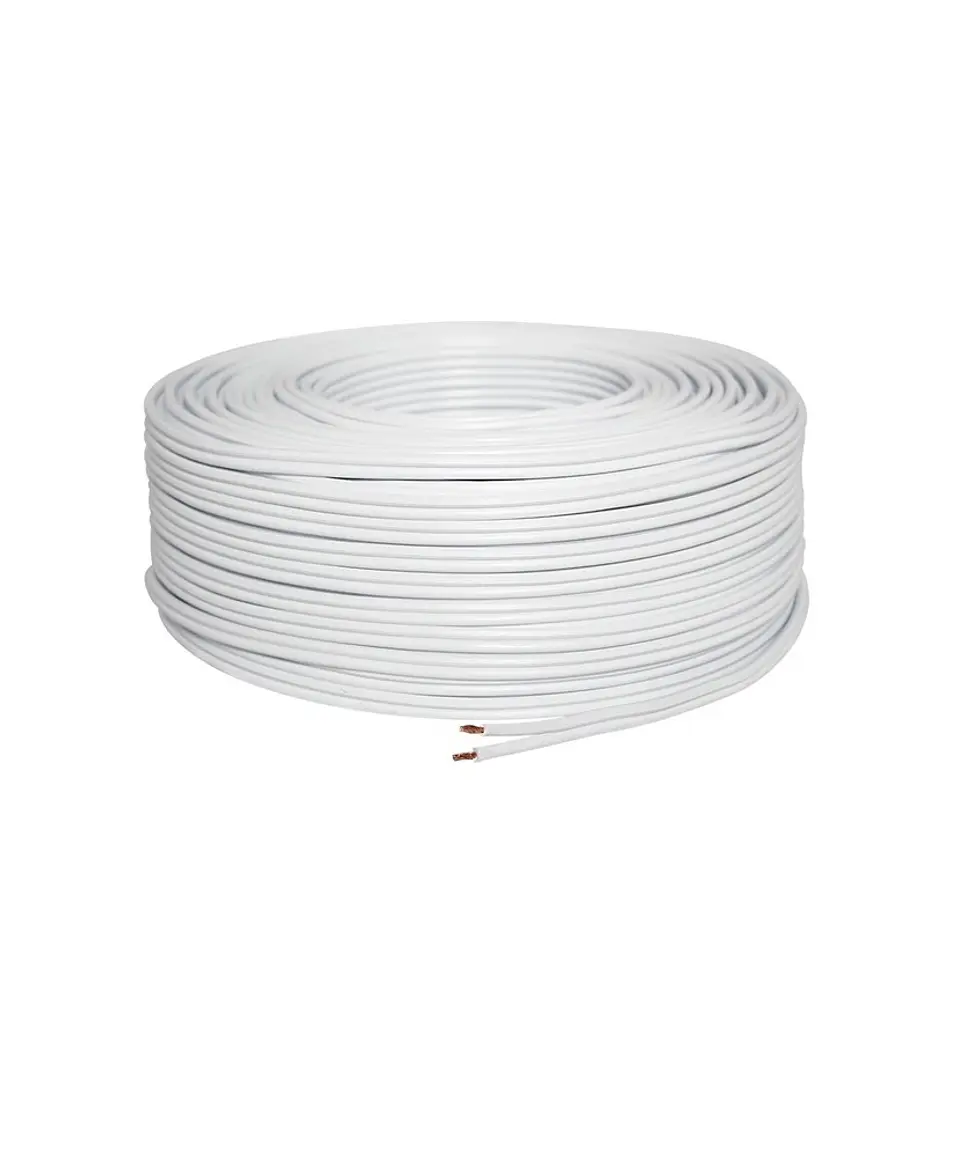 Cable Paralelo Blanco 100 Metros Electrico Flexible Para Instalacion Domestica 1