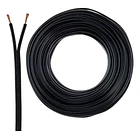 Cable Paralelo Negro 100 Metros Electrico Flexible Para Instalacion Domestica 1
