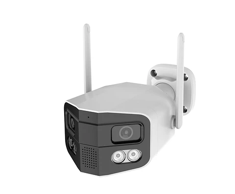 Camara WiFi 4MP WiFi Doble Lente 180° Seguridad Vision Panoramica IA Deteccion ZLK