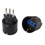 Adaptador Schuko 10a 2500w Enchufe Europeo Certificado