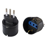 Adaptador Schuko 10a 2500w Enchufe Europeo Certificado SEC