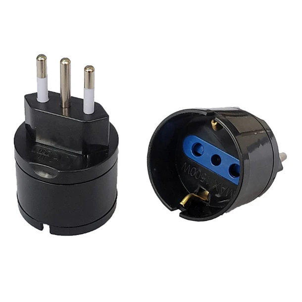 Adaptador Schuko 10a 2500w Enchufe Europeo Certificado