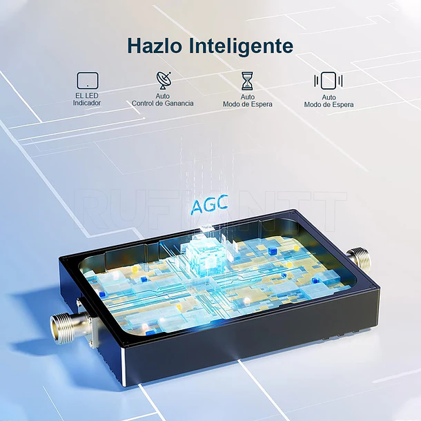Amplificador Repetidor Señal Celular Telefonica Tribanda Full 3G 4G Kit Antena 528 M2 6