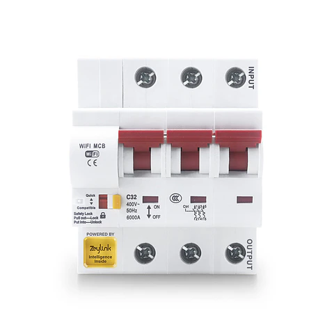 Interruptor Automatico Trifasico WiFi 3P x 63A 400V + Medidor Energía App Movil