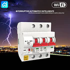 Interruptor Automatico Trifasico WiFi 3P x 63A 400V + Medidor Energía App Movil 4