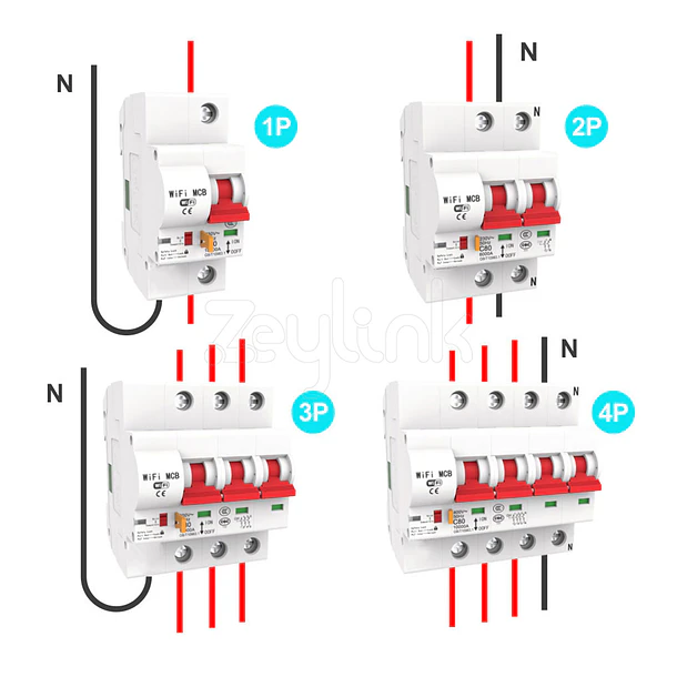 Interruptor Automatico Trifasico WiFi 3P x 63A 400V + Medidor Energía App Movil 8