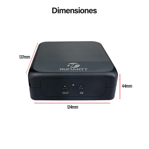 Ups Grande 31.200mAh 12Vdc Para Routers Cámaras Larga Duración Litio 5A/115W 4