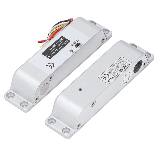 Cerradura Pivote 12V Con Timer Sobrepuesta Acero Para Puerta Seguridad Alta Resistencia Rufiantt