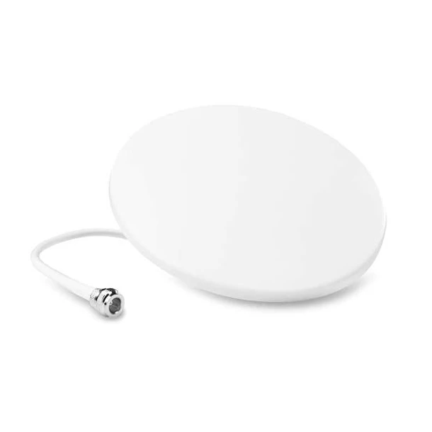 Antena Domo Interior 12dBi Alta Ganancia Señal Celular 3G 4G Diseño Slim Cobertura Interna Minimalista