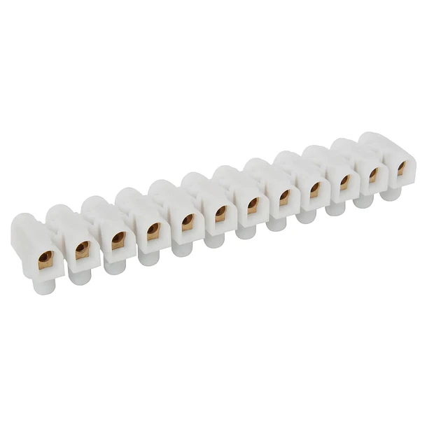Regleta Conexion Electrica 12 Pines 450V 41A 10mm Universal Para Cable 18-10 AWG