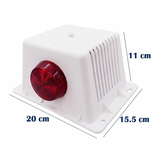 Alarma Sirena Baliza Apertura Puerta Sensor Magnético Inalambrico + Timer + Control + App Zeylink