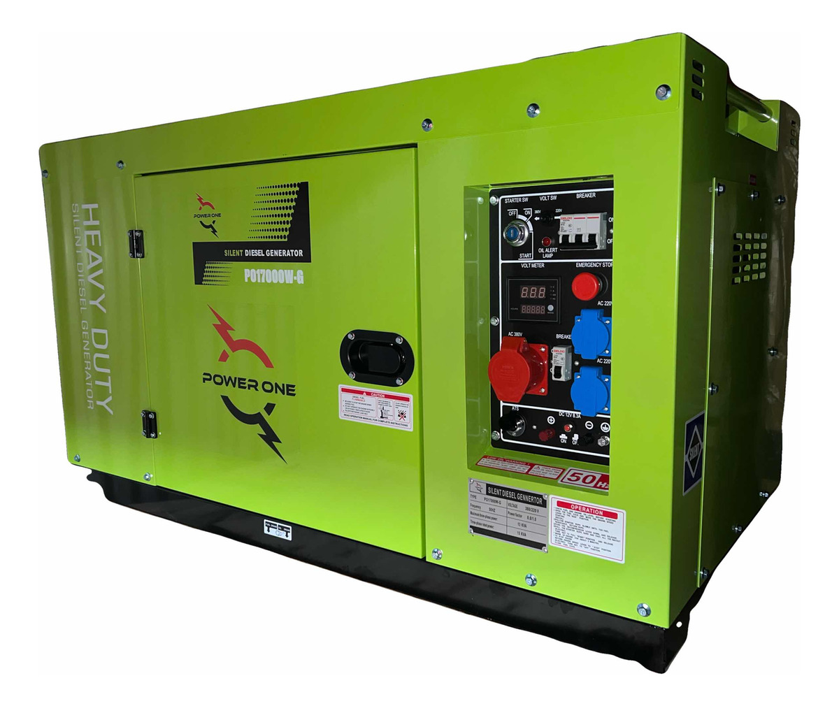 Generador 18 Kva diesel Trifásico y Monofásico
