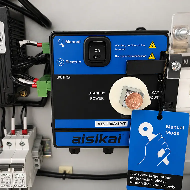 Tablero de transferencia (ATS-TTA) 380v - 220v industrial 4