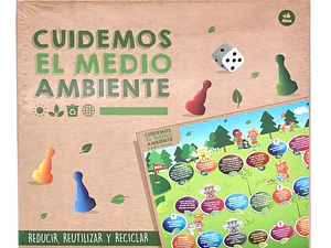 Juego De Mesa Sobre Reciclaje - Cuidemos El Medioambiente