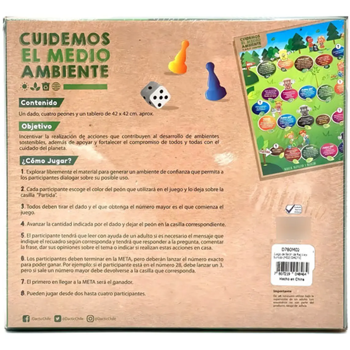 Juego De Mesa Sobre Reciclaje - Cuidemos El Medioambiente 2