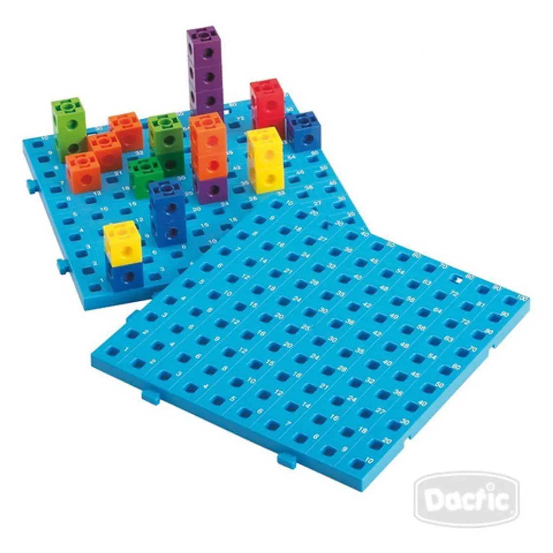 Cubos Unifix 100 Unidades Con Base Plastica Dactic 2