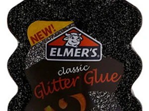 Pegamento Glitter Negro 177ml Elmers Para Manualidades