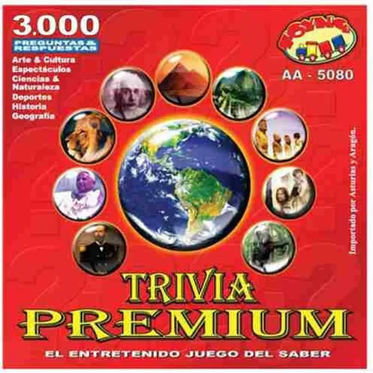 Juego De Mesa Trivia Premium 3.000 Preguntas 1