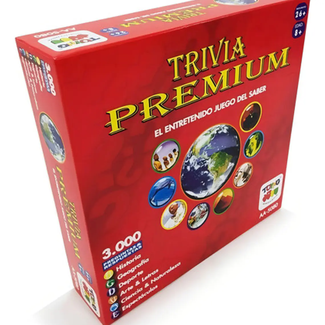 Juego De Mesa Trivia Premium 3.000 Preguntas 3