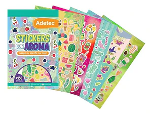 Block Stickers Con Aromas +250 Stickers - 850 Rosado