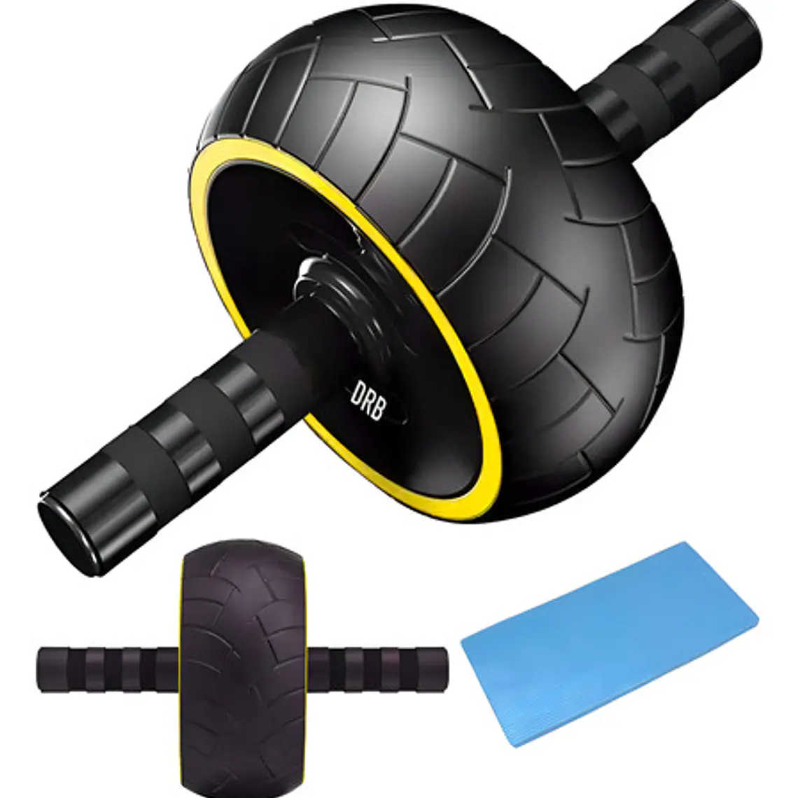 Rueda Abdominal Ejercicio Profesional Drb® + Mat Rodillas 1