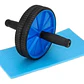 Rueda Abdominal Drb® Profesional + Mat Para Rodillas Negro/azul - Miniatura 3