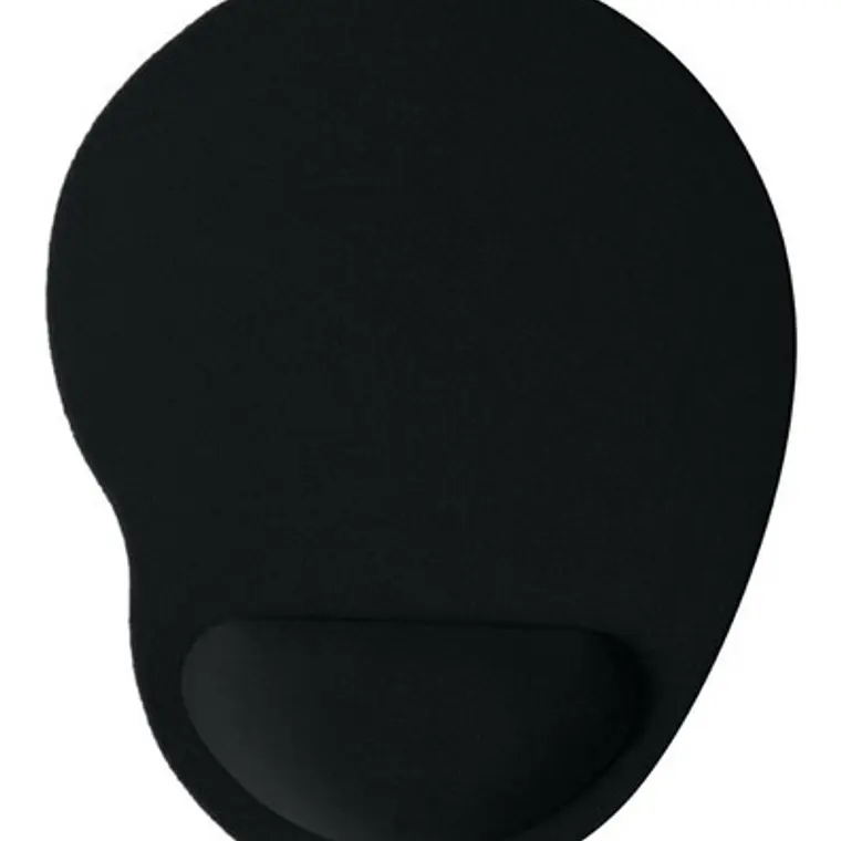 Mouse Pad Gel Apoya Muñeca Tecnolab Negro Antideslizante Goma 2