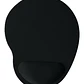Mouse Pad Gel Apoya Muñeca Tecnolab Negro Antideslizante Goma - Miniatura 2