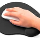 Mouse Pad Gel Apoya Muñeca Tecnolab Negro Antideslizante Goma - Miniatura 5