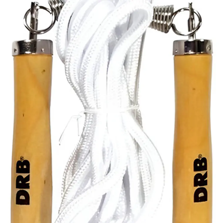 Cuerda De Salto Nylon Drb Color Blanco 2