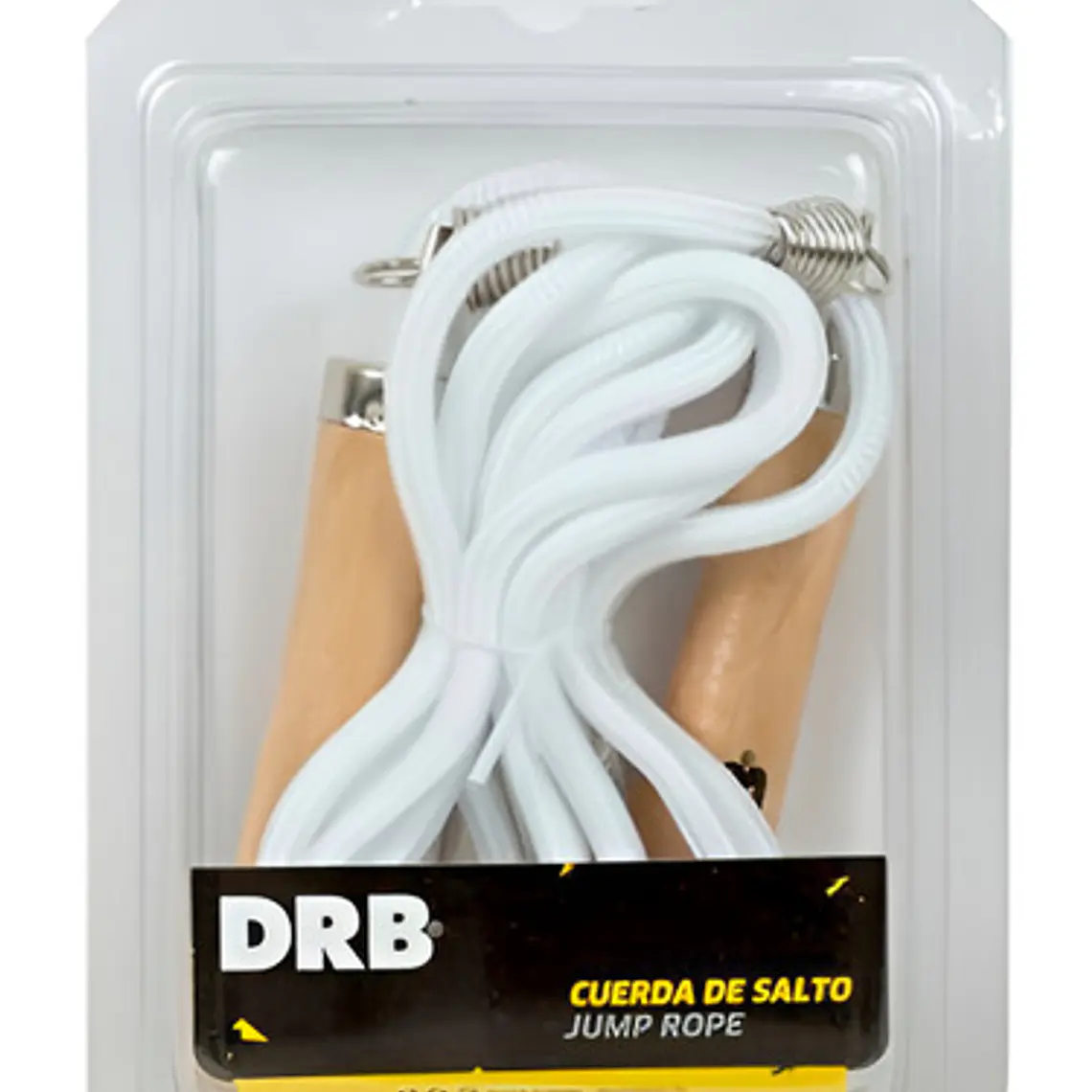 Cuerda De Salto Nylon Drb Color Blanco 3