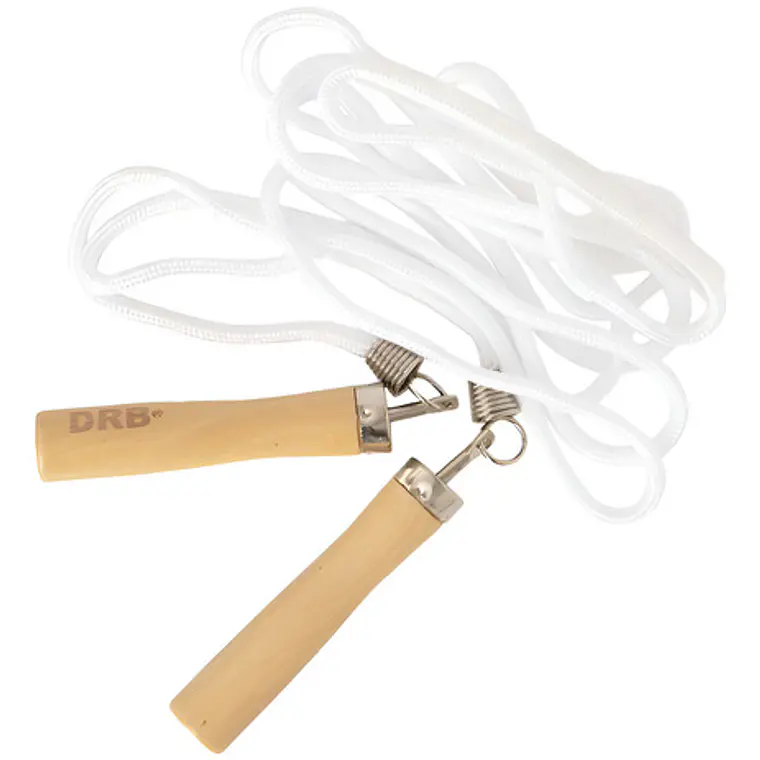 Cuerda De Salto Nylon Drb Color Blanco 4