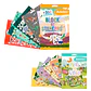 Set 2 Block De Stickers  Animales Y Dinosaurios Adetec - Miniatura 1