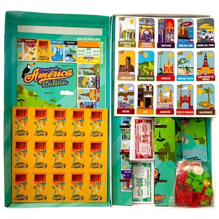 Juego De Mesa Conociendo América Latina 2