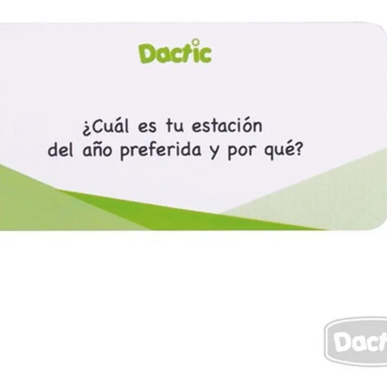 Juego Pregúntame Dactic , Piensa Expresa Y Juega 2