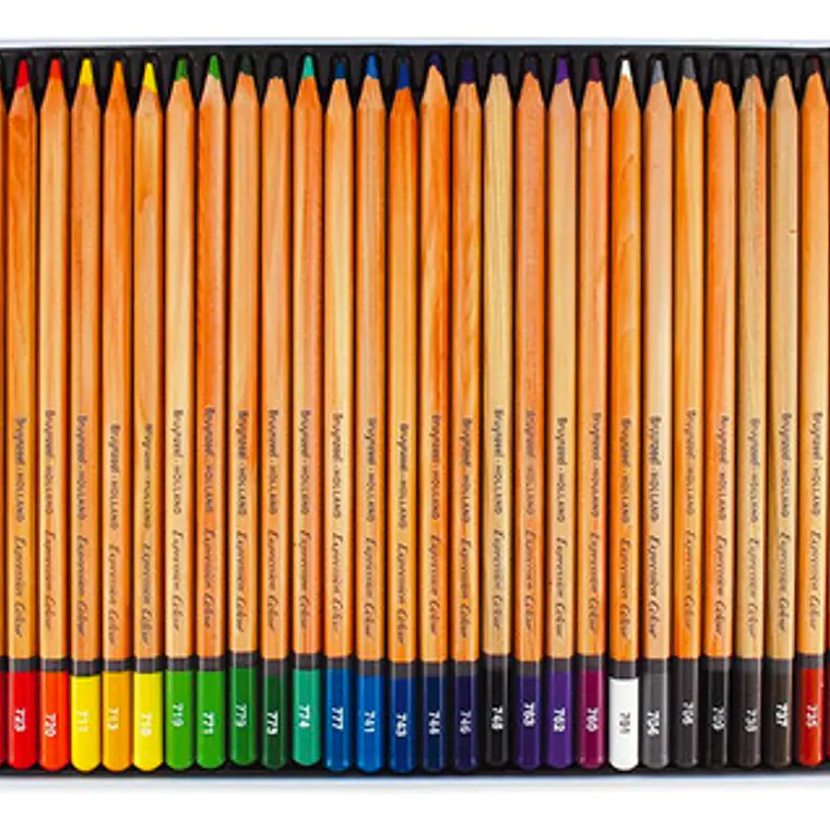 Lápices De Colores Bruynzeel Expression Set 36 Colores Artístico 2