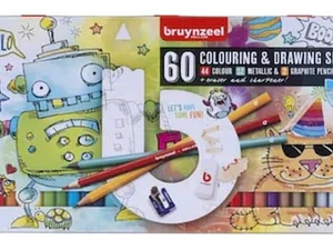 Lápices Colores Graduación Pack Bruynzeel Fantasía 60 Unidades