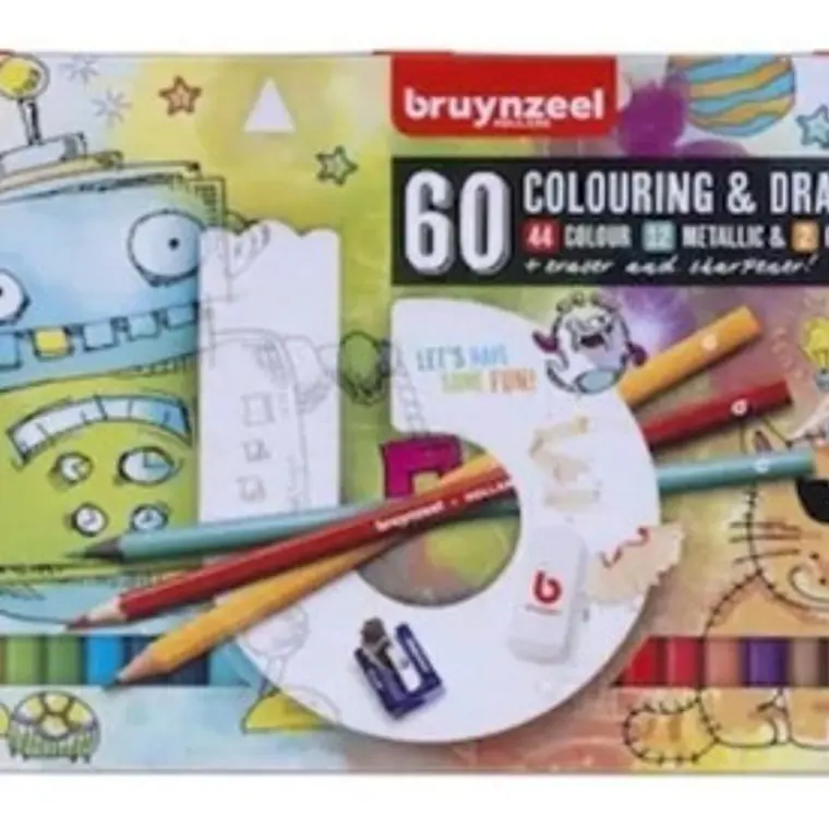 Lápices Colores Graduación Pack Bruynzeel Fantasía 60 Unidades 1