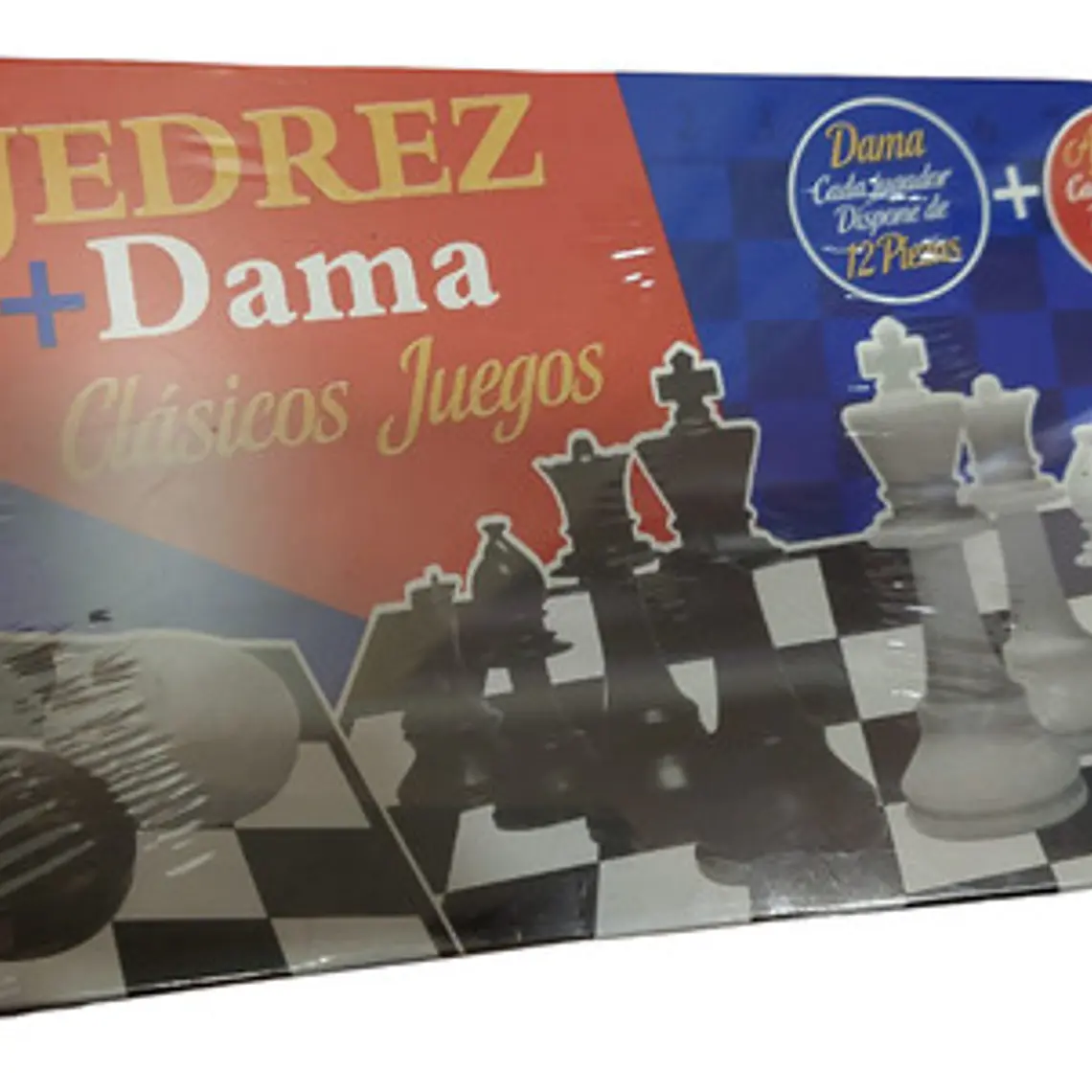 Juego De Mesa 2 En 1  Ajedrez + Dama Guau 2